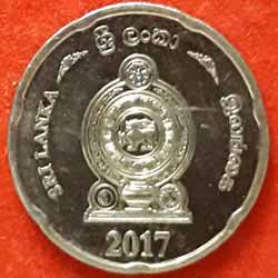 Srilanka Two Rupee Obverse  2017