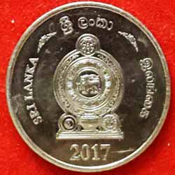 Srilanka 5 Rupee  Obverse 2017